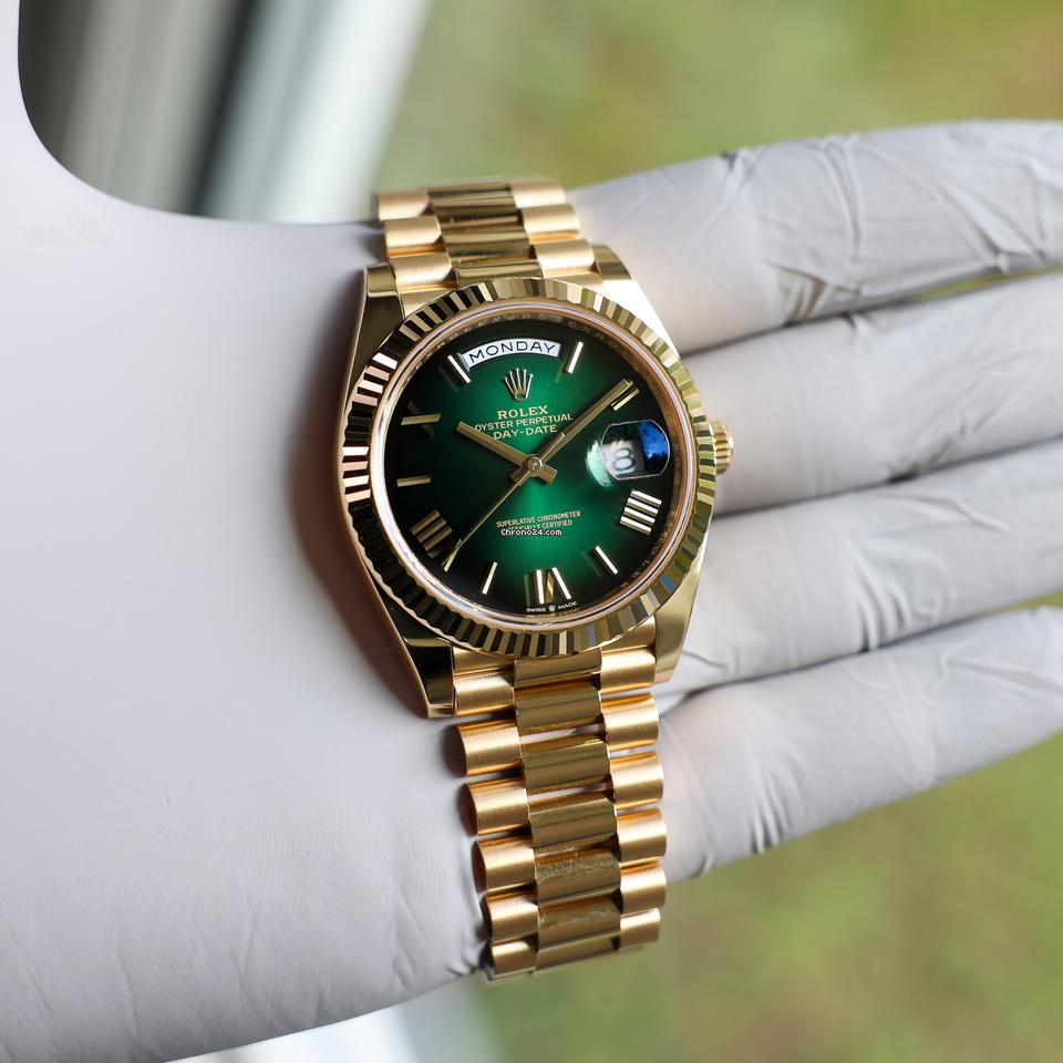 Rolex Day-Date Gold Green Dial – MS Dhoni Edition