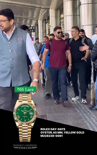 Rolex Day-Date Gold Green Dial – MS Dhoni Edition